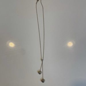 Tiffany and Co. double heart necklace